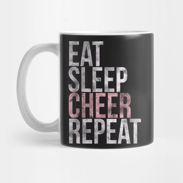 Eat Sleep Cheer Repeat Cheerleading by charlescheshire